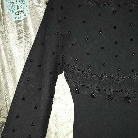 Vintage beaded dress size xl. - Picture 4 of 16